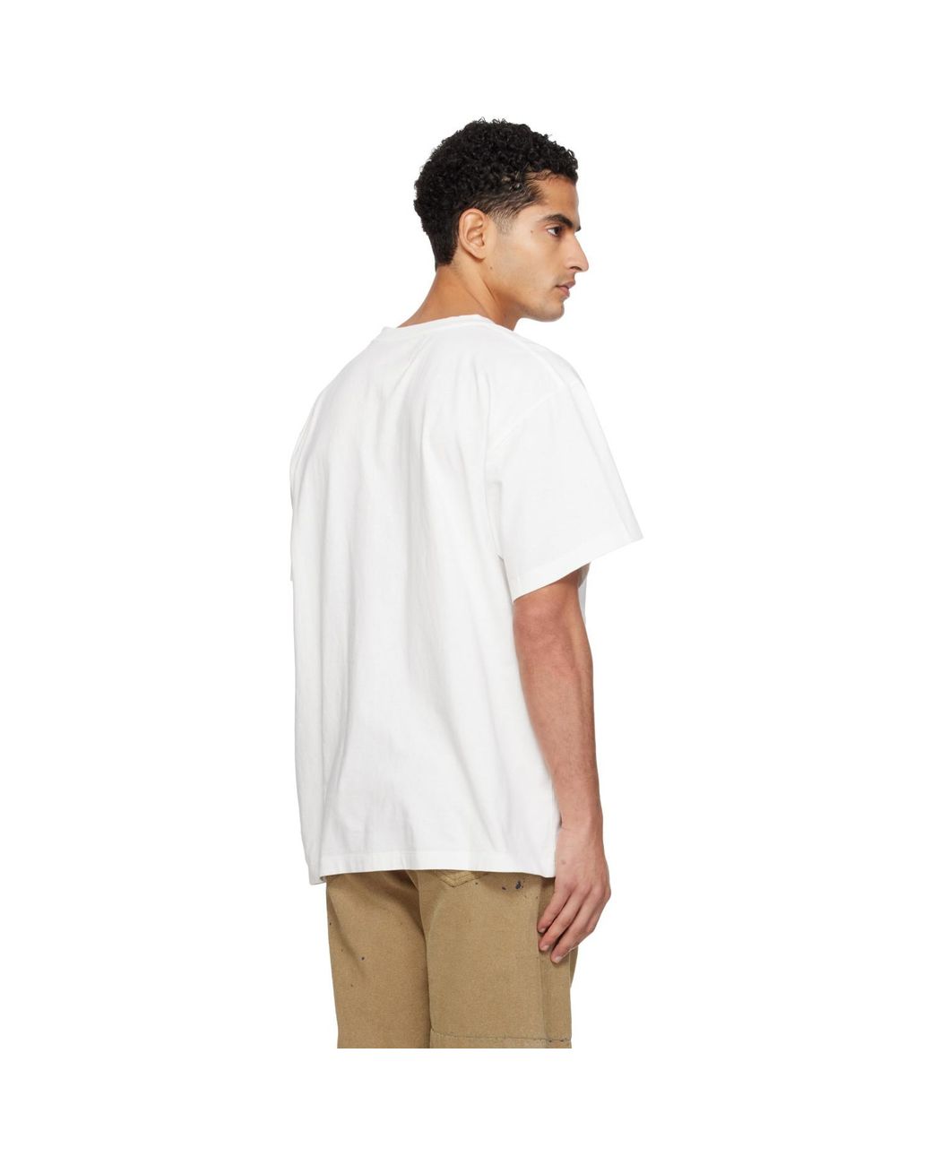MM6 by Maison Margiela White Off- 'Mm6 Key' T-Shirt for men
