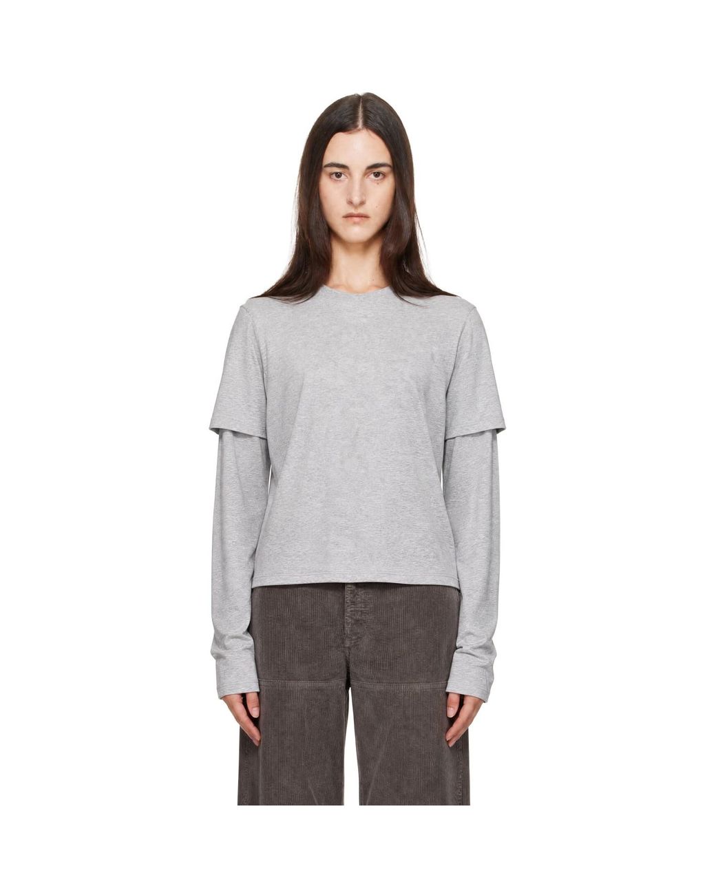 Still Here Gray 2Tee Long Sleeve T-Shirt