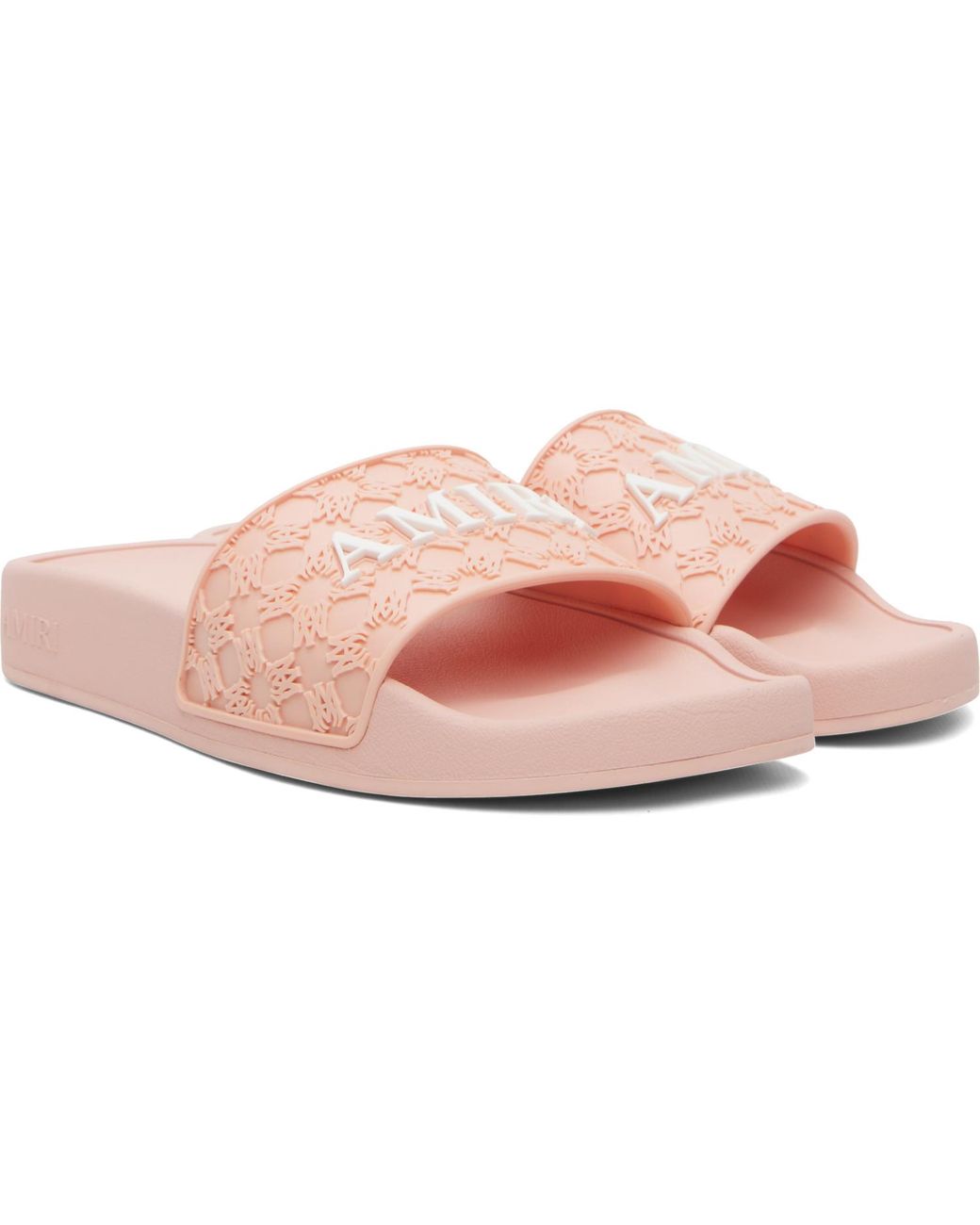 Amiri Pink Ma Quad Pool Slides