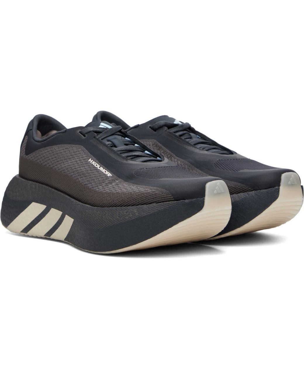 Adidas Originals Black Hermanos Koumori Edition Hyperboost Edge Sneakers for men