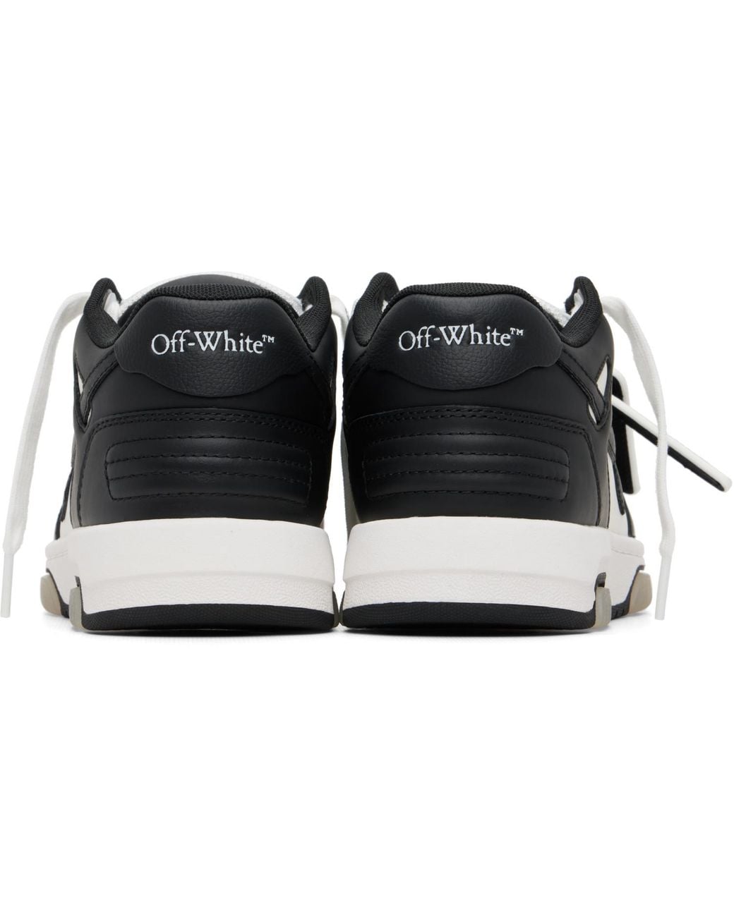 Off-White c/o Virgil Abloh Black 'Out Of Office' Calf Leather Sneakers for men