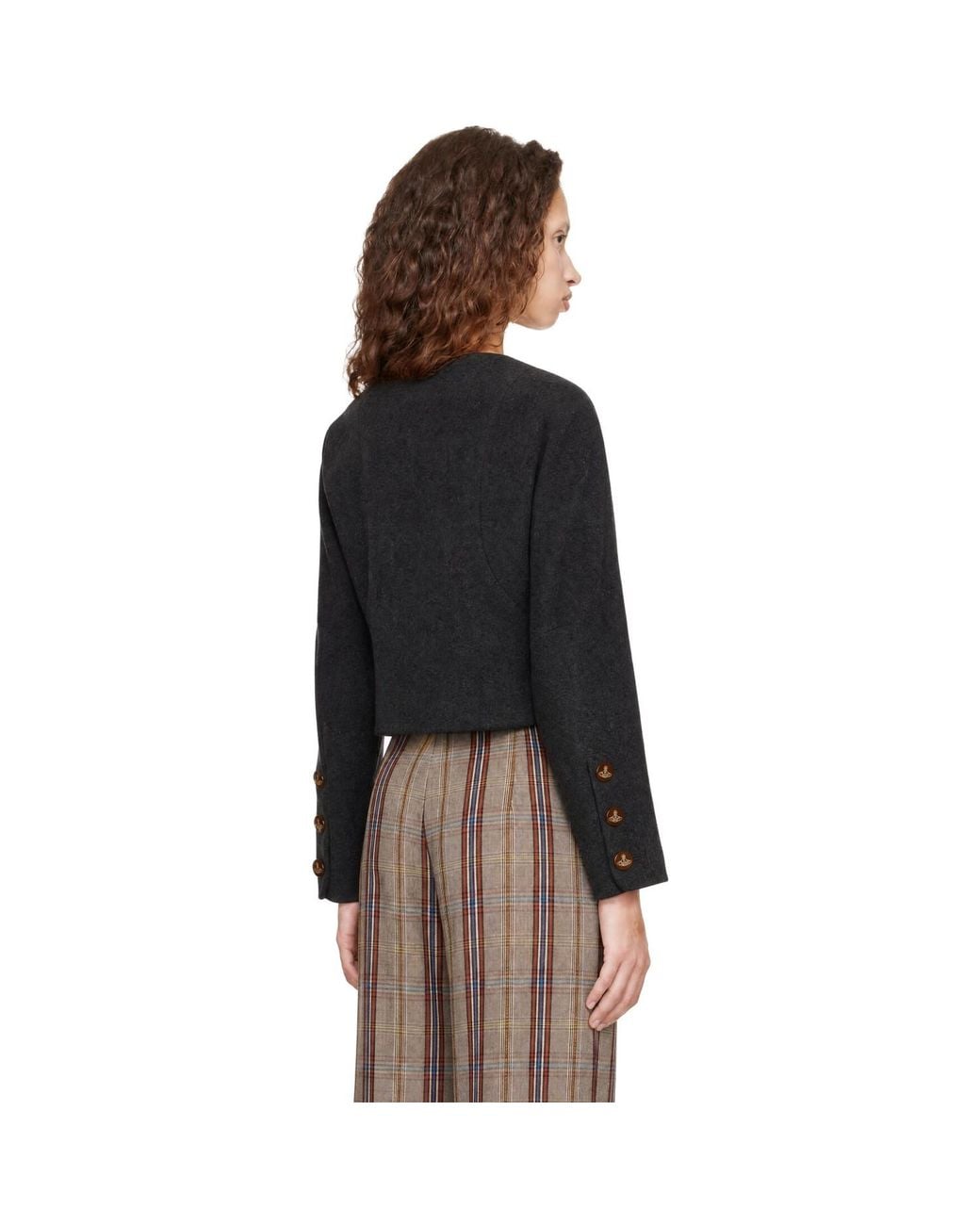 Vivienne Westwood Black Pourpoint Jacket
