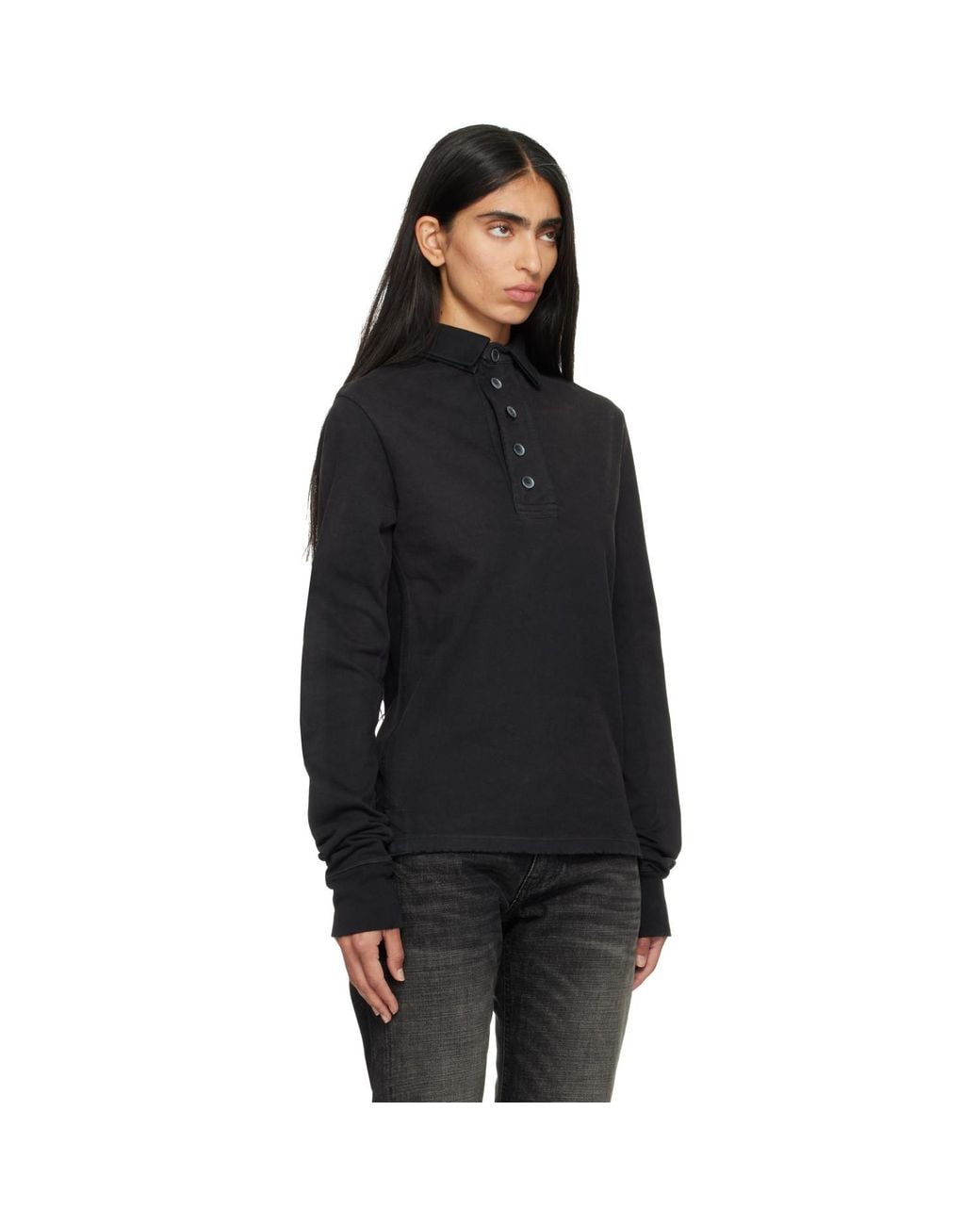 Raimundo Langlois Black Ssense Exclusive Rugby Polo