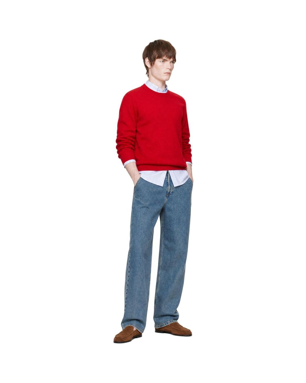 Jean Aaron Bleu A.P.C. pour homme en coloris Blue