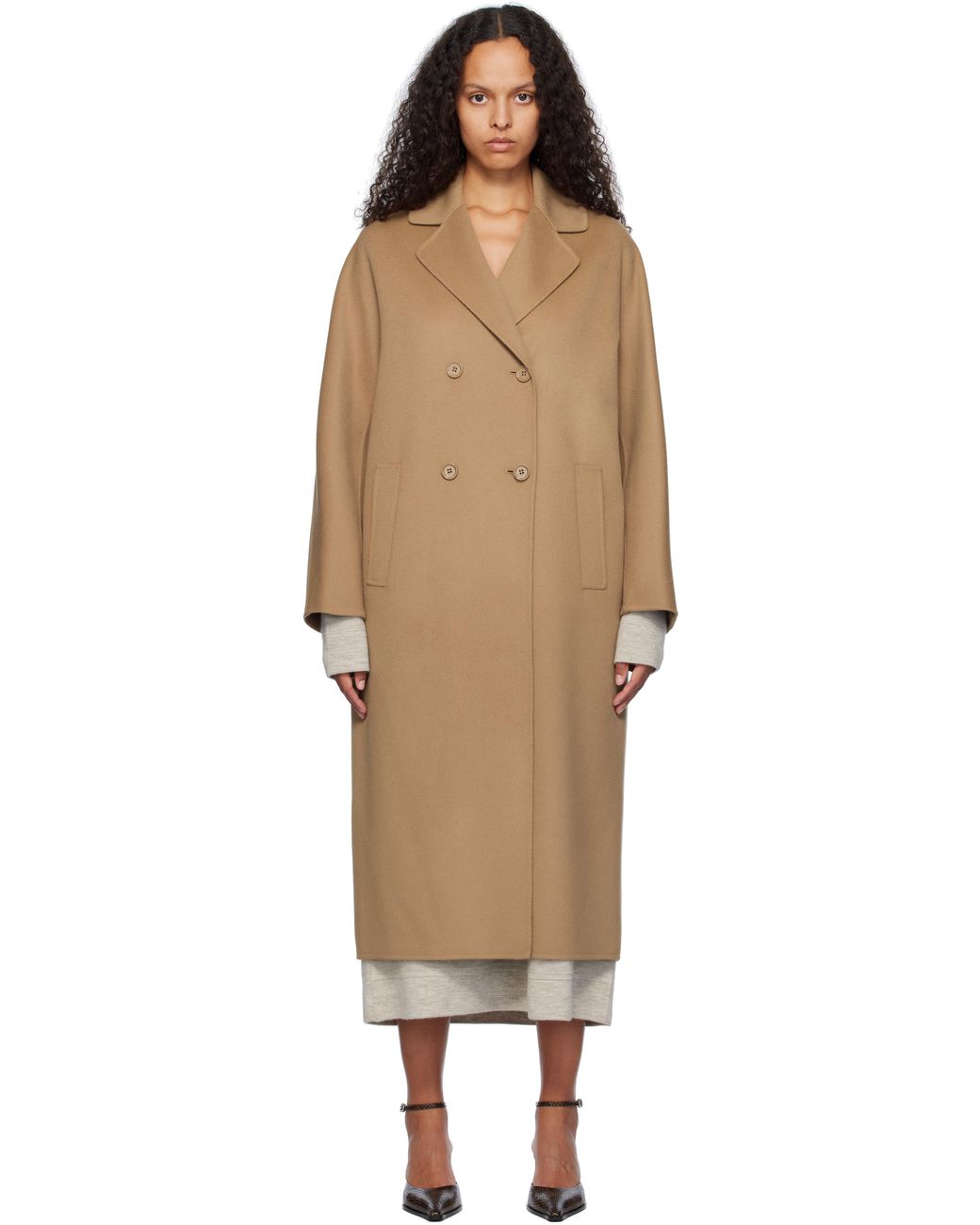 【関税込み】Max Mara トープ Capi ウール コート Max Maraのトープ Capi ウール コートがセール中