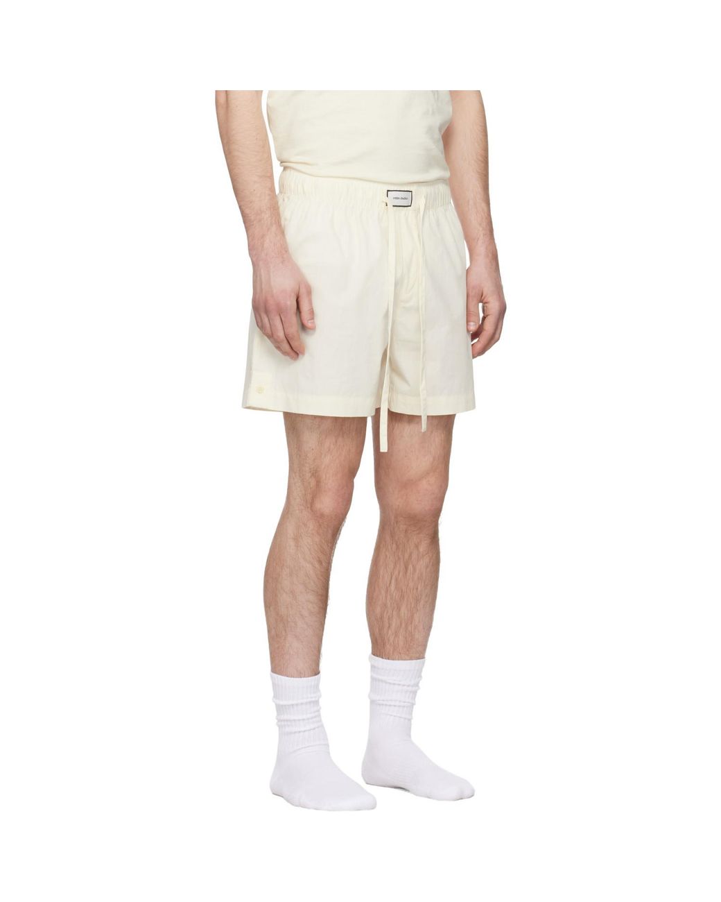 Entire studios Natural Off- Pajama Shorts for men