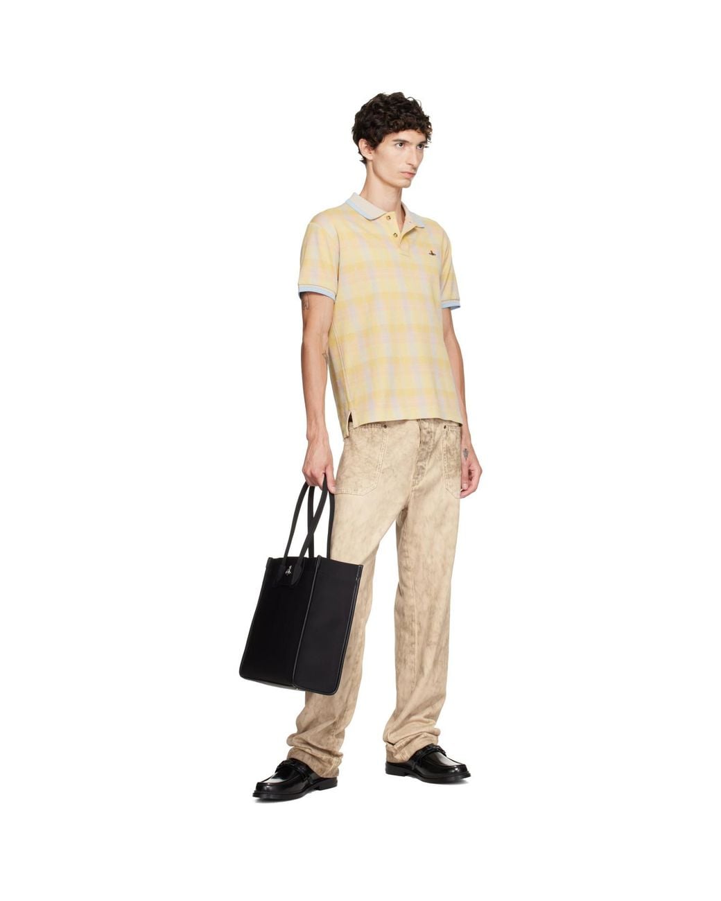 Vivienne Westwood Black Troy Tote for men