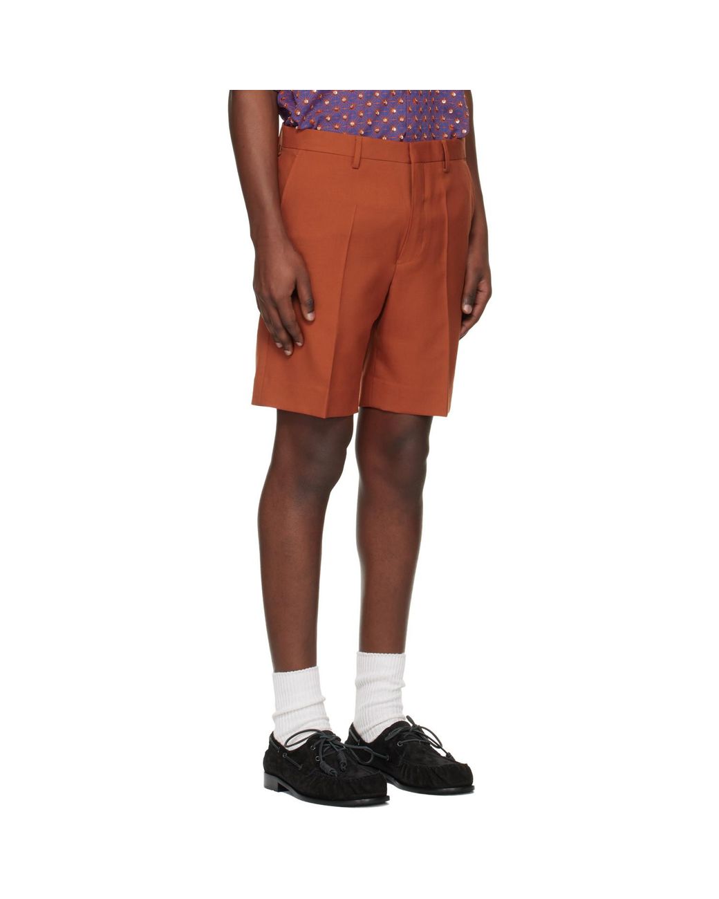 Dries Van Noten Multicolor Wool Shorts for men