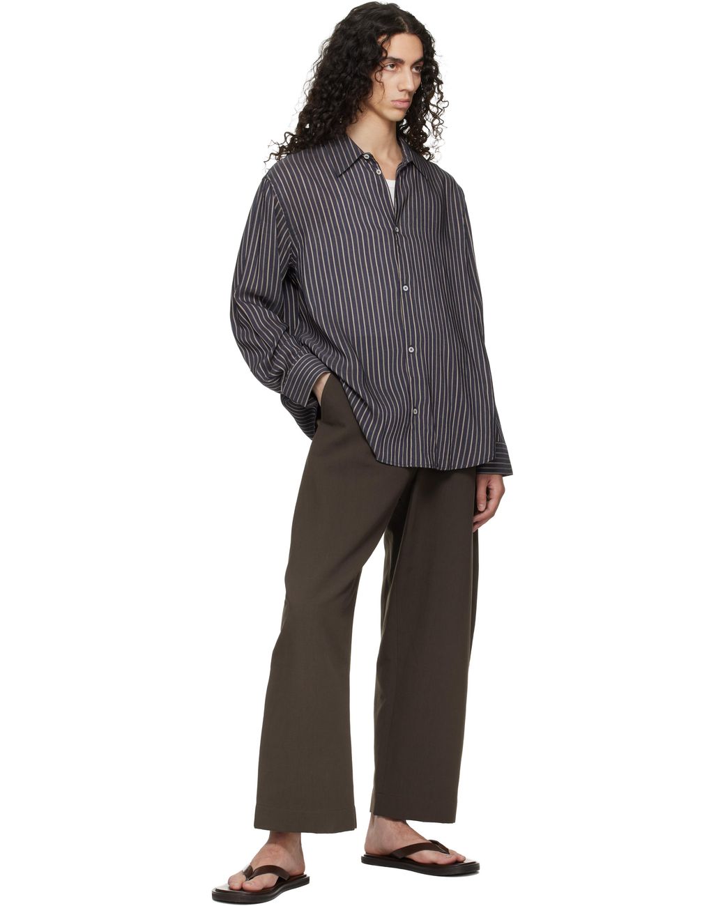 Studio Nicholson Black View Shirt for men