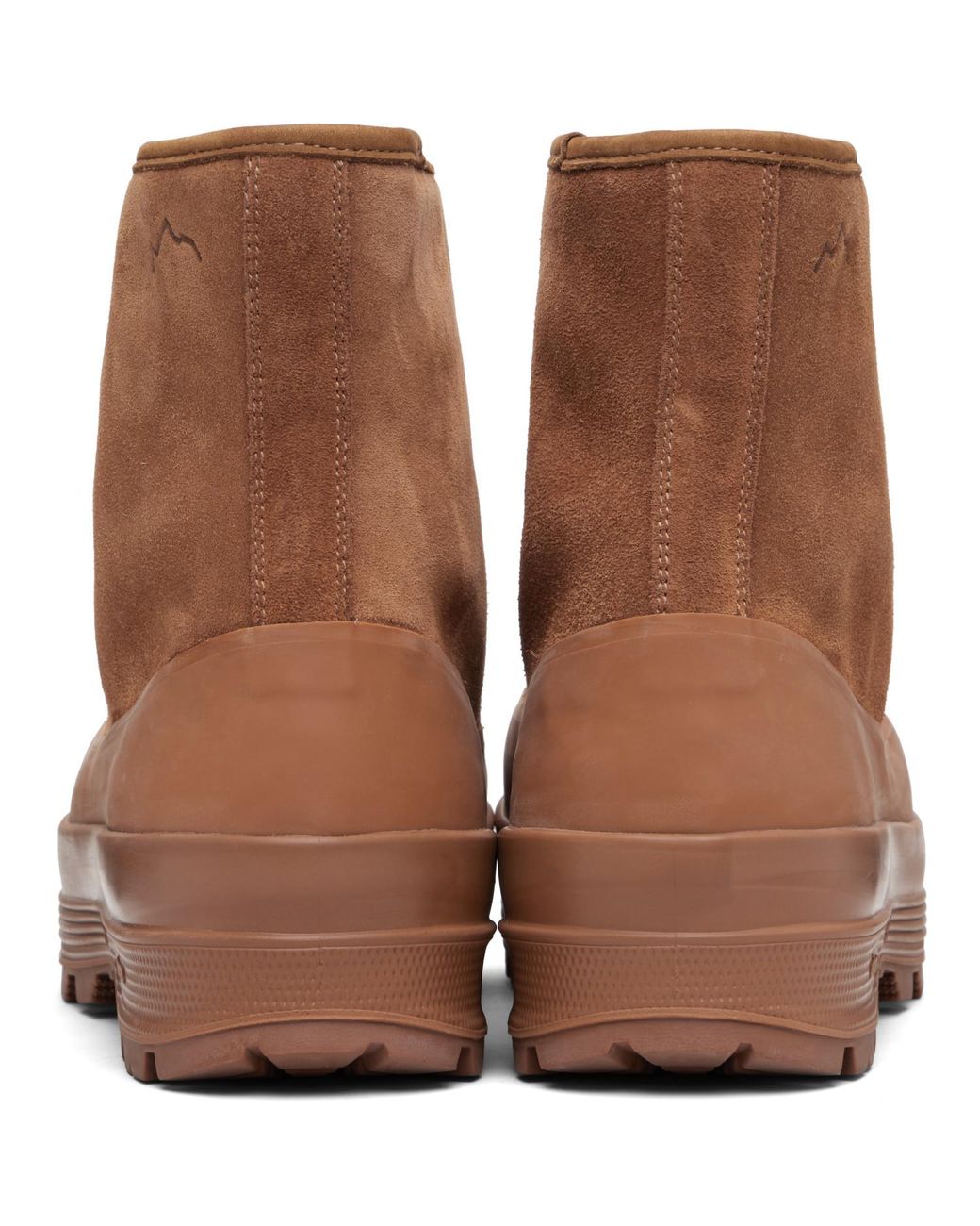 Diemme Black Tan Badia Shearling Boots for men