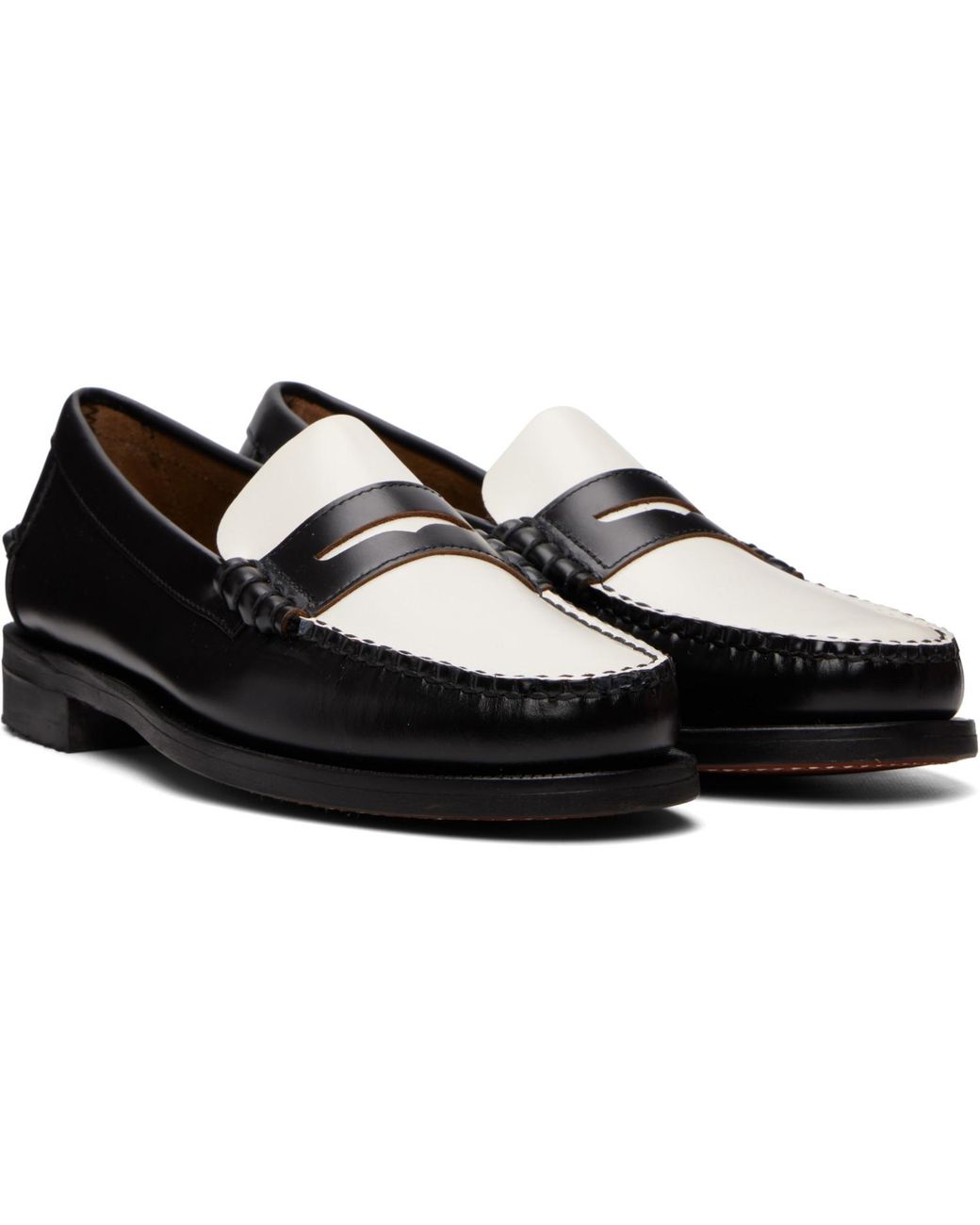Sebago Black Classic Dan Loafers for men