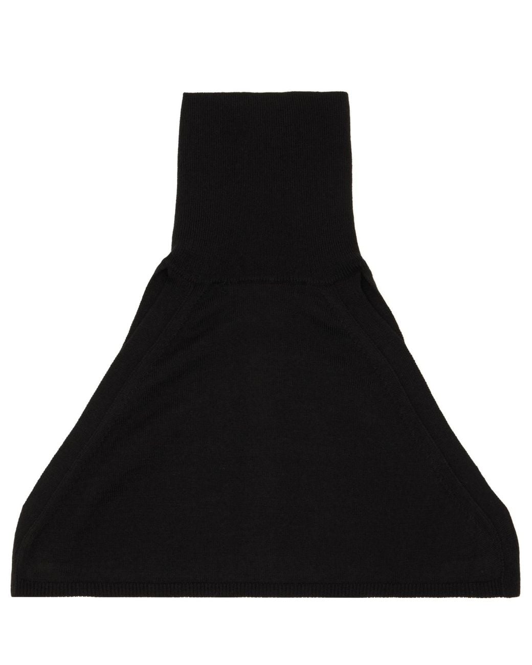 OPEN YY Black Button Up Neck Layer Collar