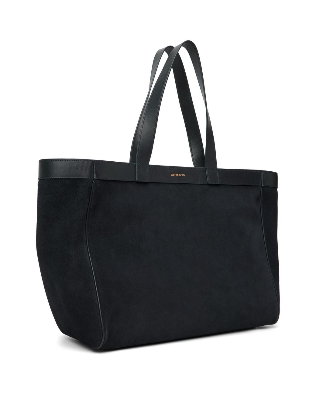 Anine Bing Black Medium Rio Tote