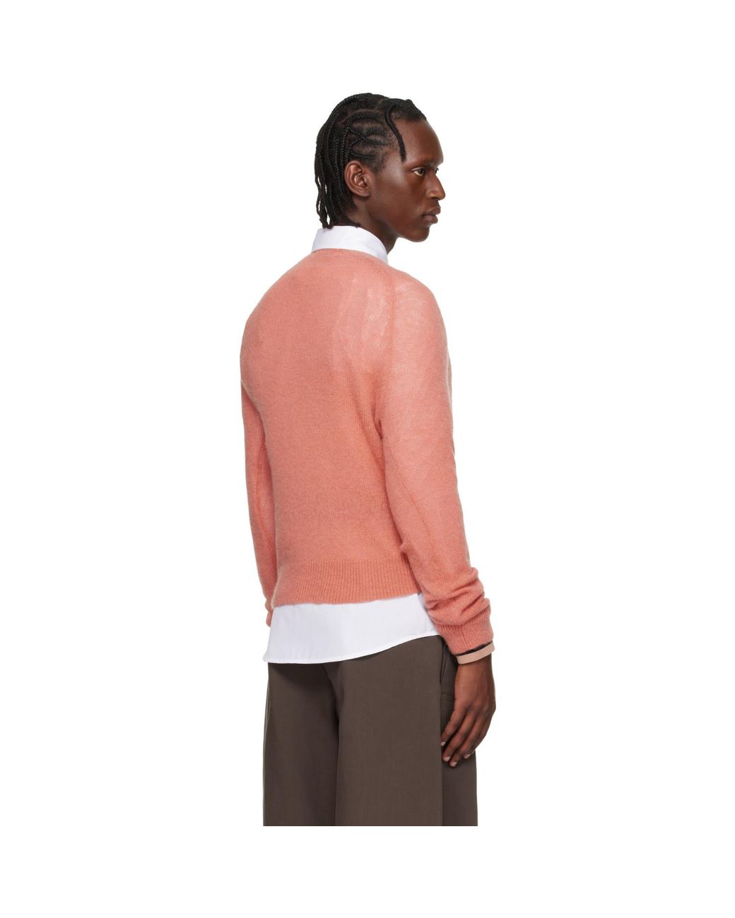 Dries Van Noten Multicolor Alpaca Sweater for men