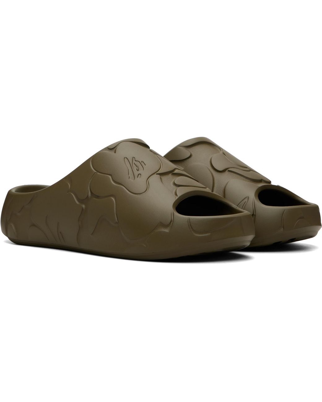 A Bathing Ape Brown Khaki #1 Slides for men