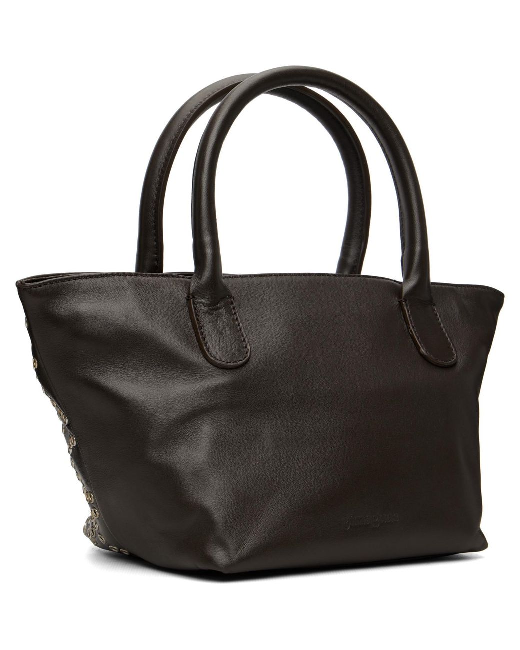 GIMAGUAS Black Mini Capazo Bag