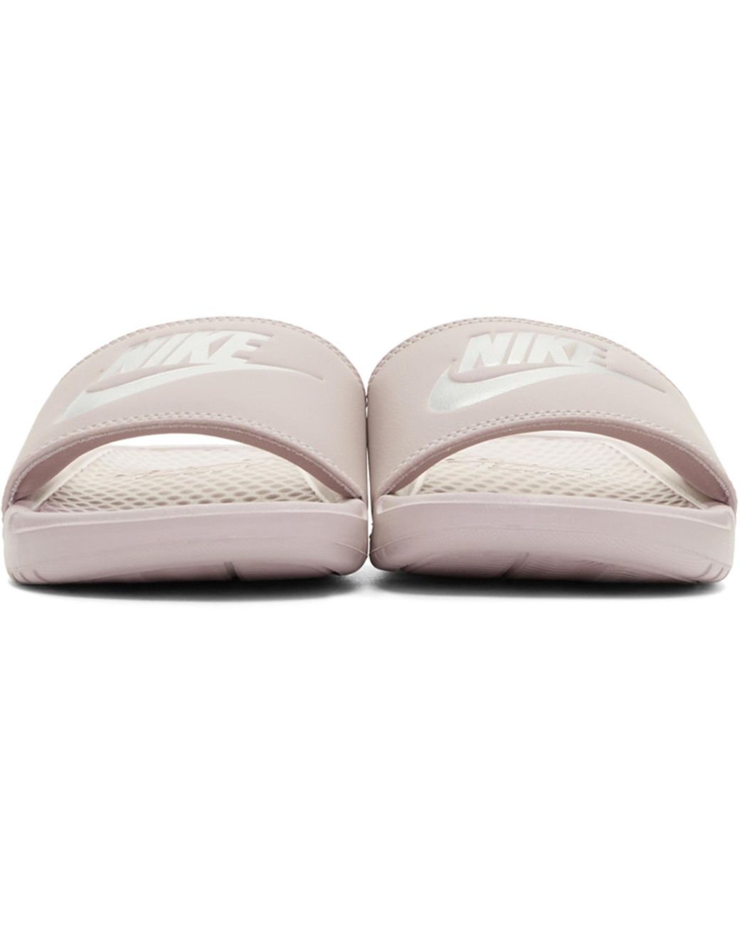 Nike Pink Benassi Slides | Lyst
