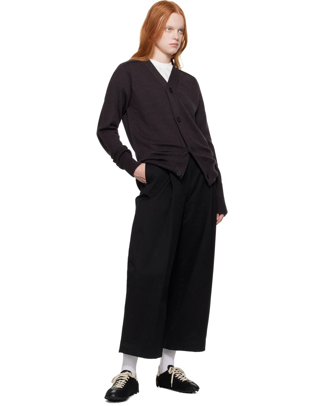 Studio Nicholson Black Dordoni Volume Trousers