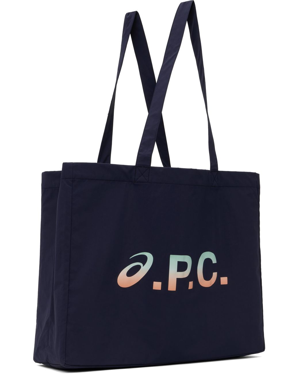 A.P.C. Blue Asics Edition Shopping Diane Tote