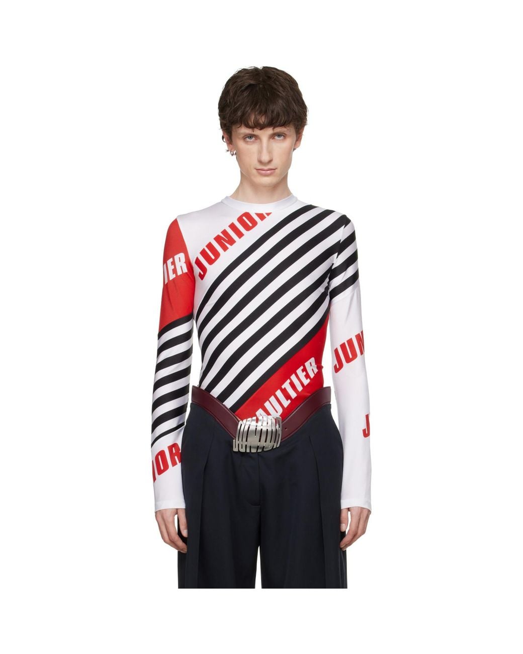 Jean Paul Gaultier 'The Junior Gaultier' Top in Red for Men | Lyst