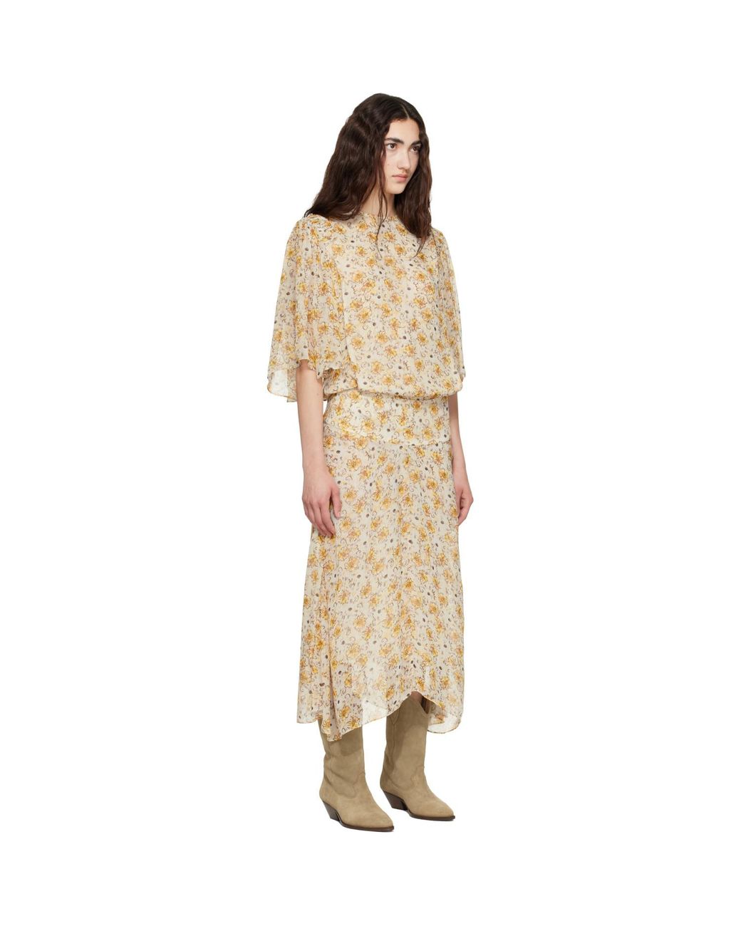 Isabel Marant Metallic Firda Midi Dress