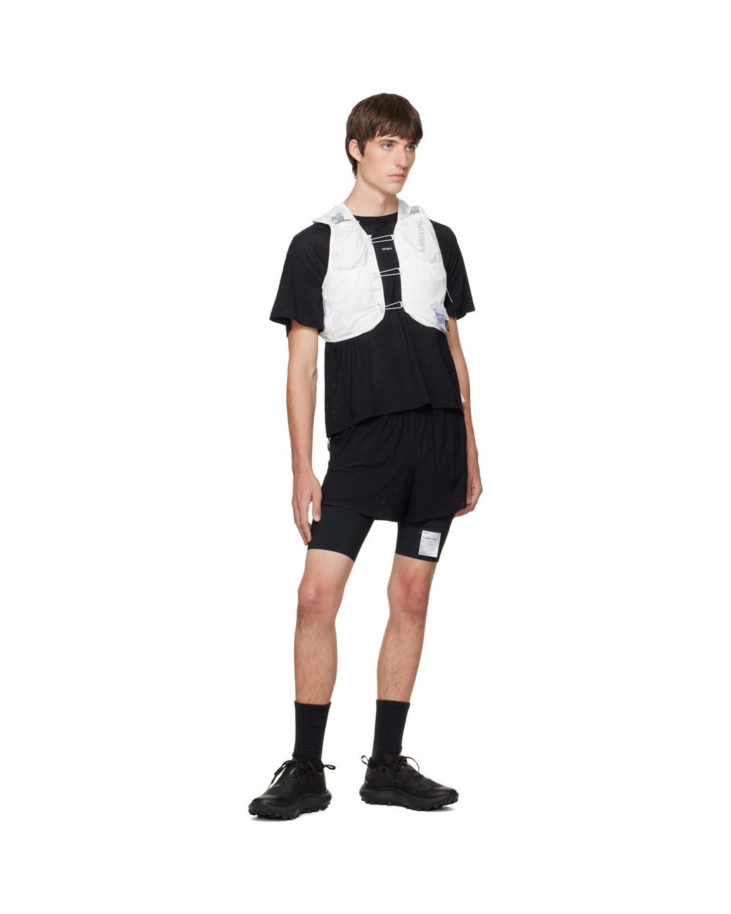 Satisfy Black Justice Cordura 5L Hydration Vest for men