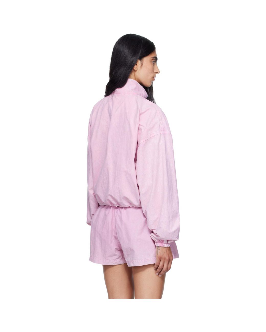 DIESEL Pink Faded Bomber Jacket