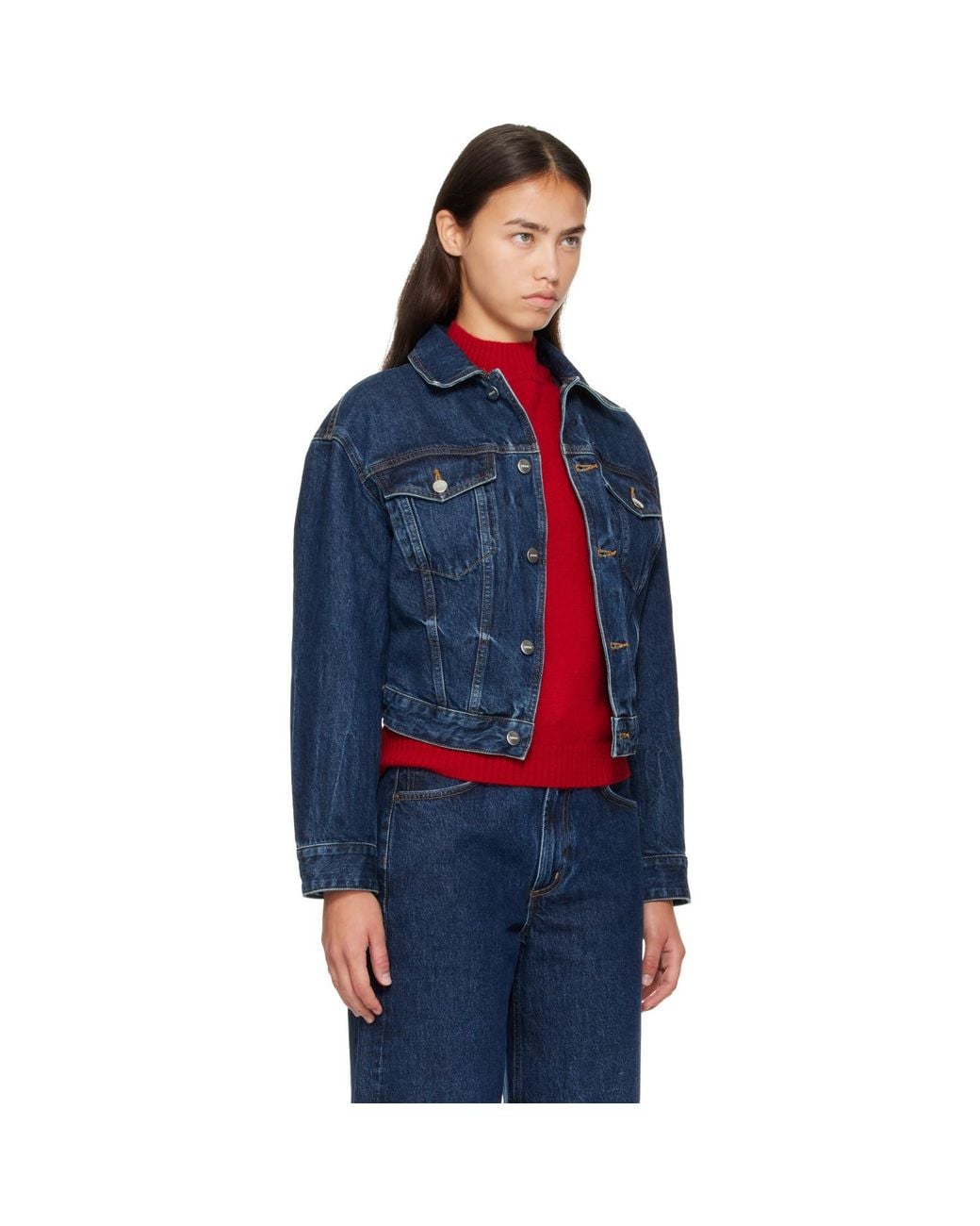 Agolde Blue Veronica Denim Jacket