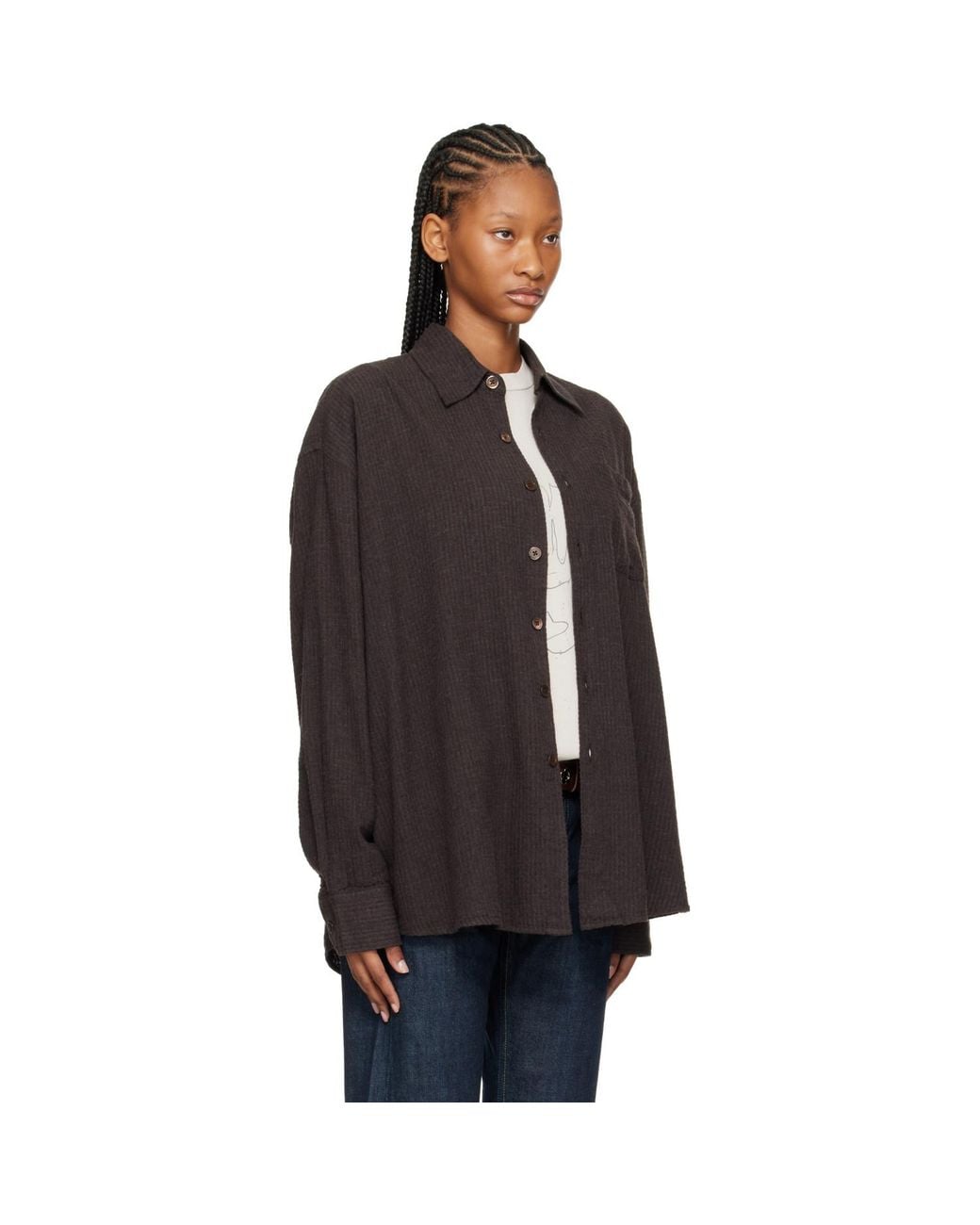 Our Legacy Black Borrowed Shirt