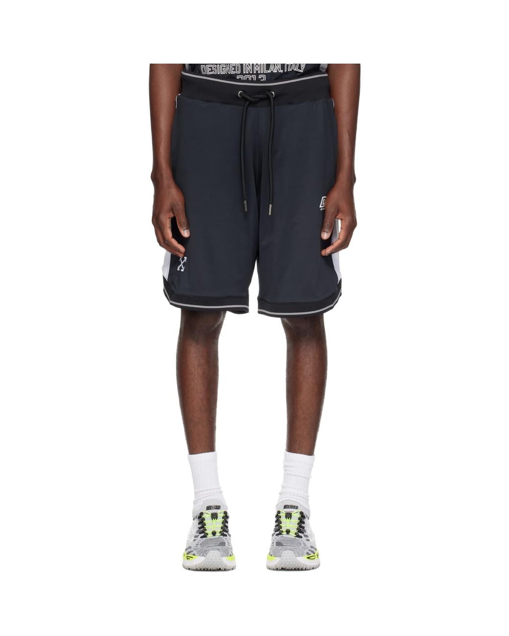 Off-White c/o Virgil Abloh Blue Owr Team Soccer Shorts for men
