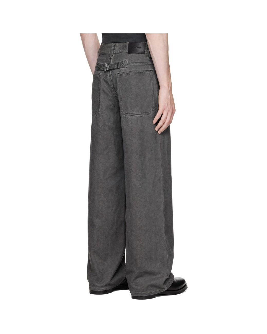 sunflower Gray Super Wide Jeans for men