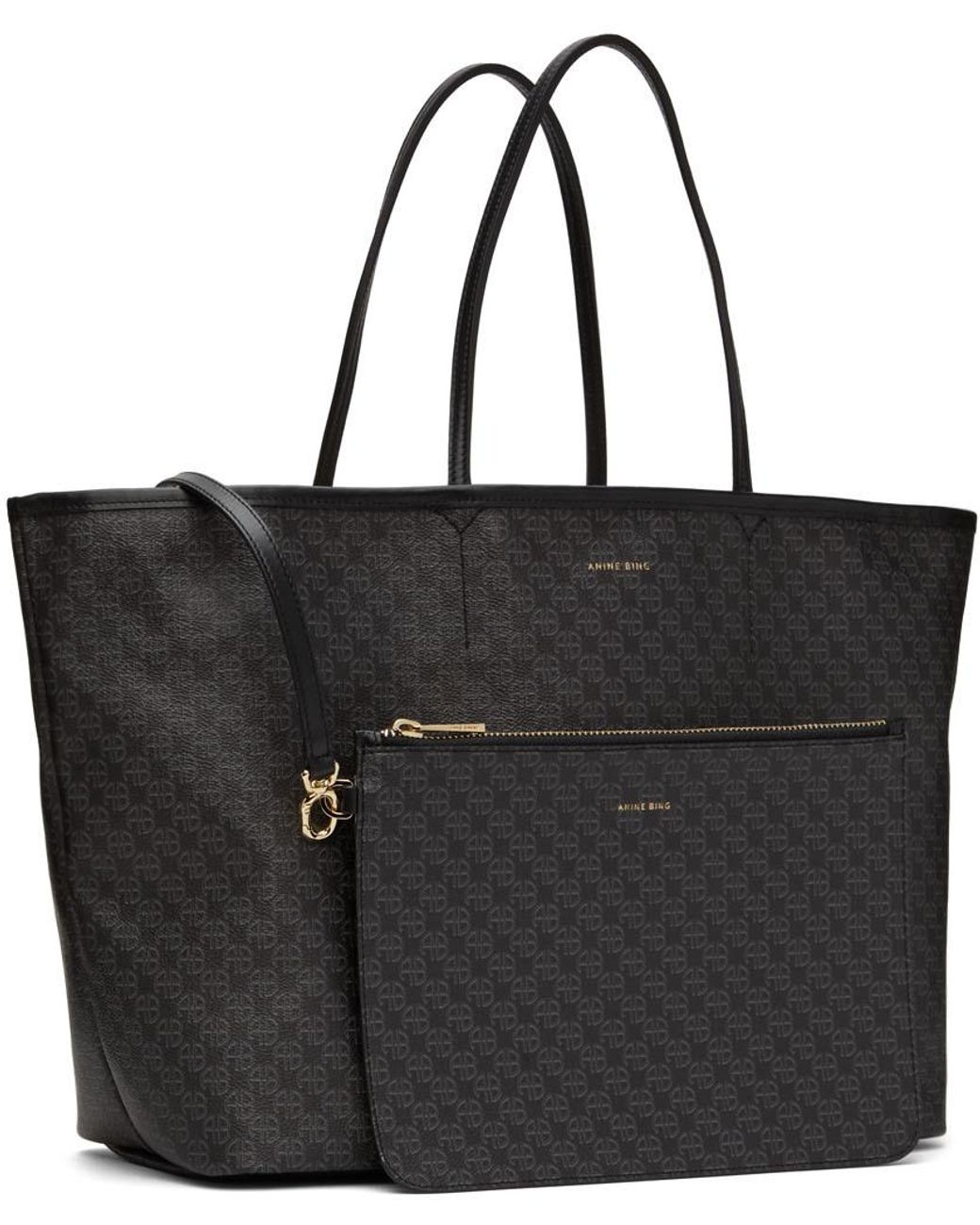 トートバッグ ANINE BING TOTES BLACK ANINE BING Medium Kate Tote - Black