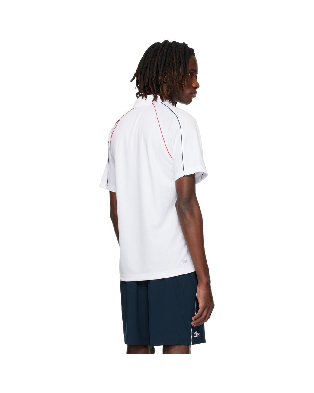 Lacoste White French Tennis Team Polo for men