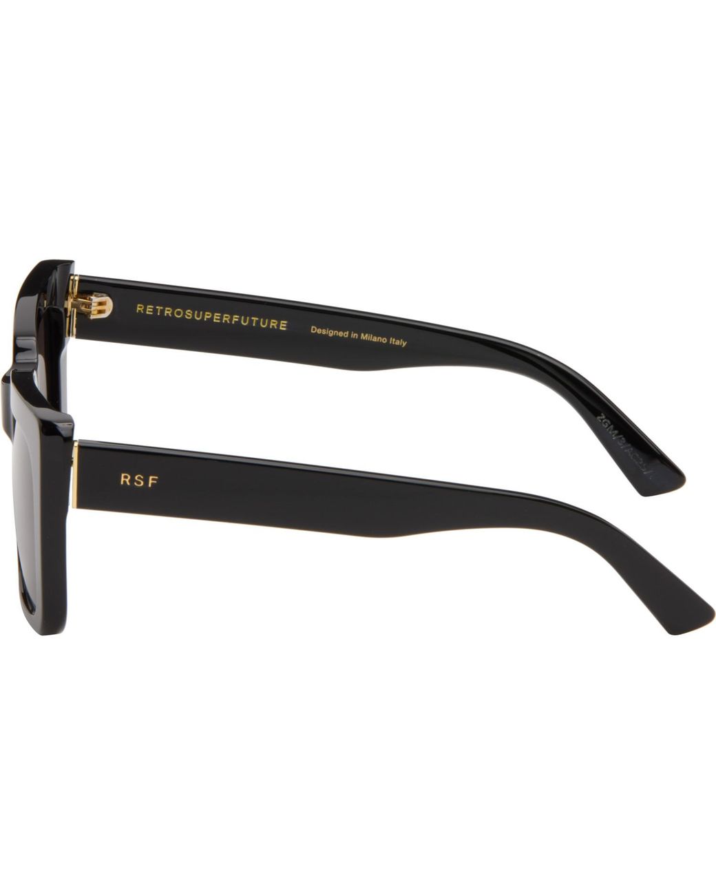 Retrosuperfuture Black Senta Sunglasses for men