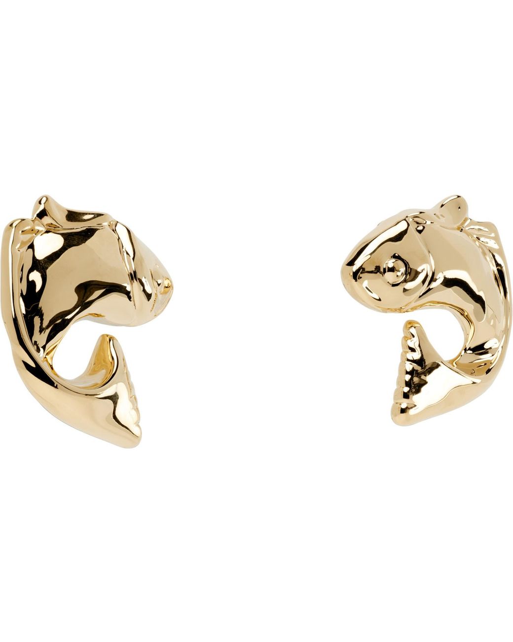 Jacquemus Black 'The Poisson' Earrings