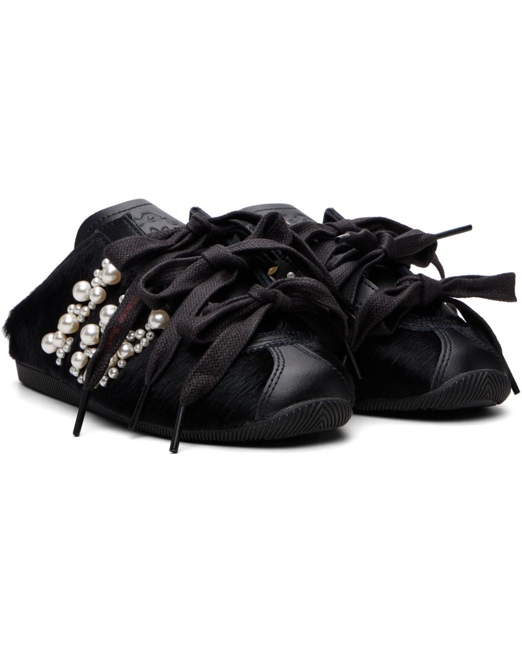 Simone Rocha Black Adidas Originals Edition Japan Slip-On Sneakers