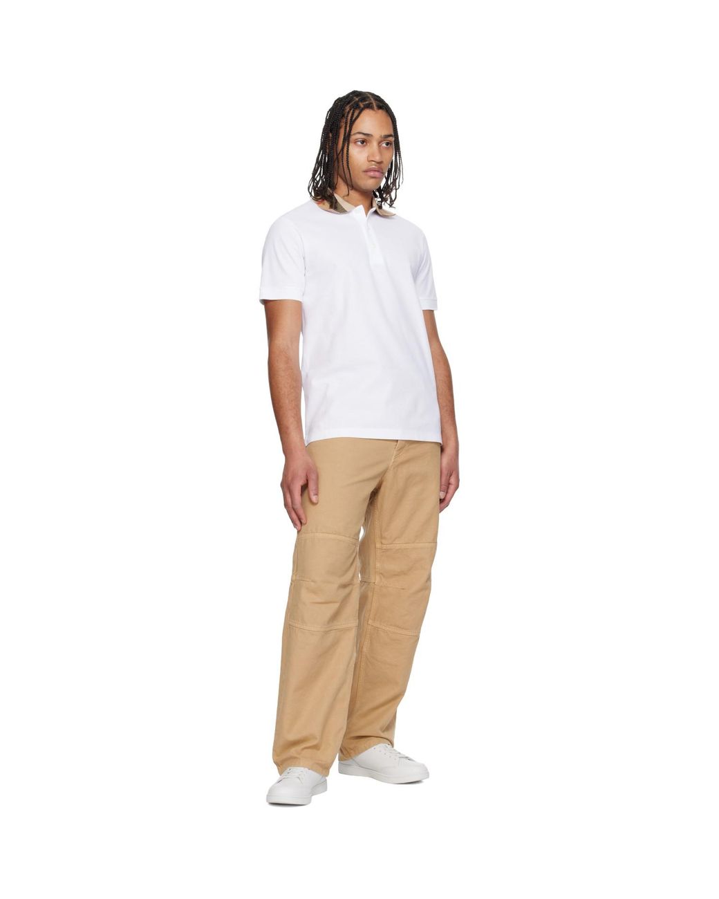 Burberry Natural Corban Trousers for men