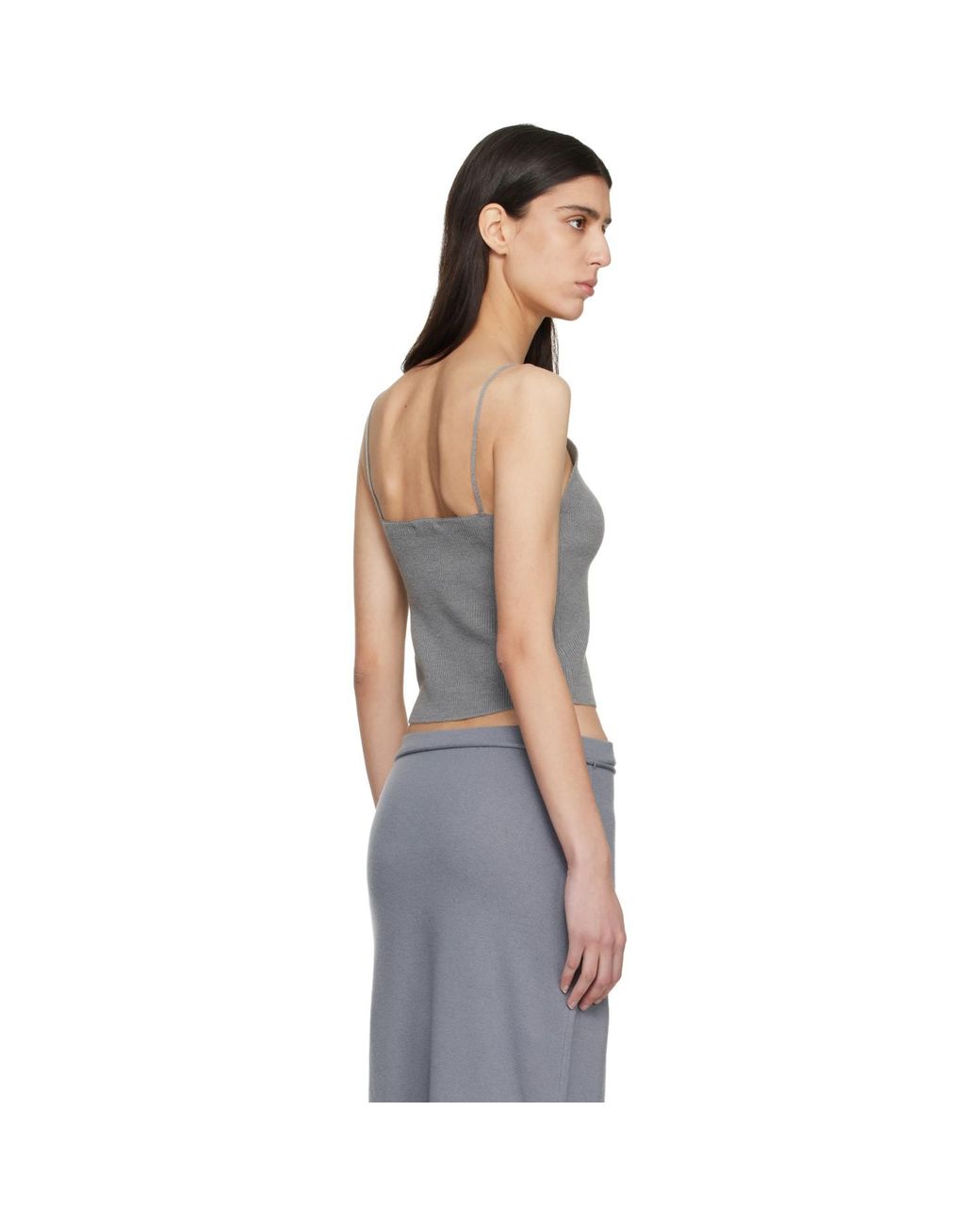 LE17SEPTEMBRE Black Anne Sleeveless Knit Tank Top