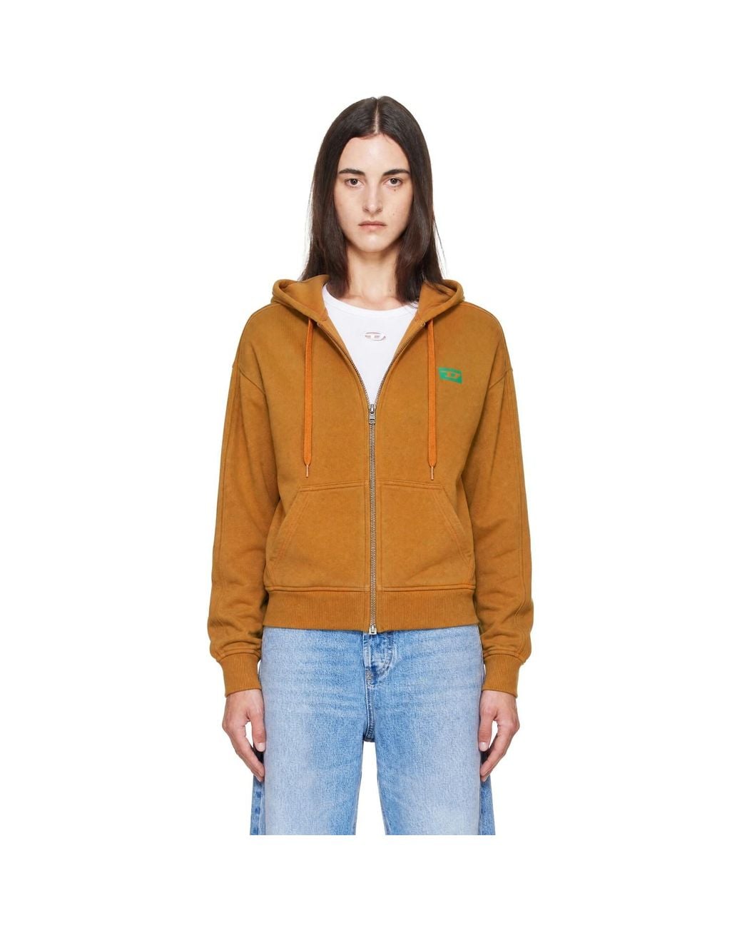 DIESEL Orange F-Bind Hoodie