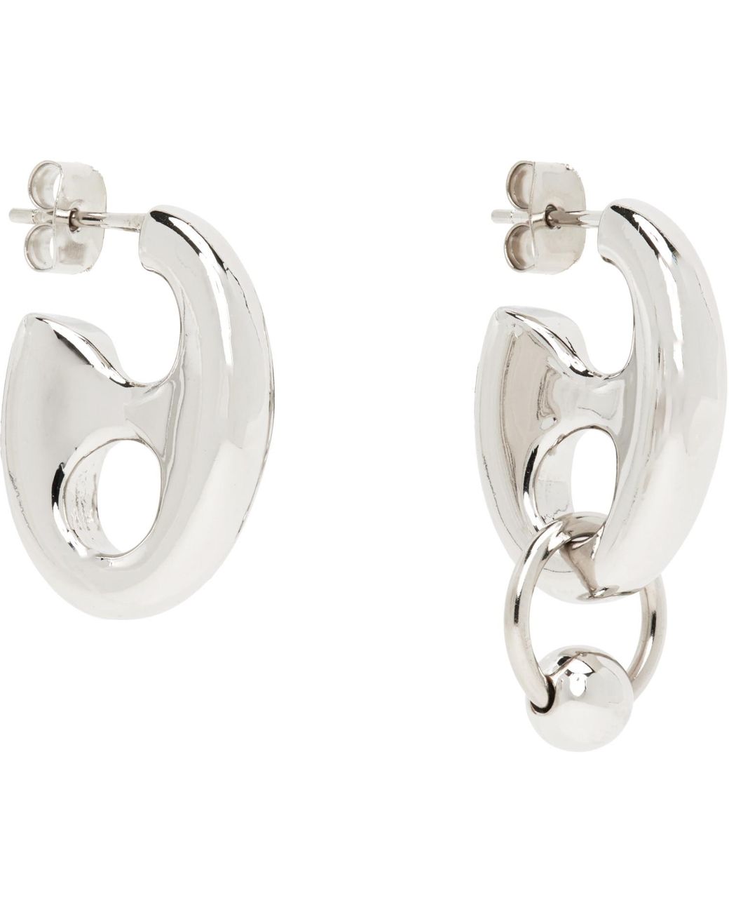 Justine Clenquet Metallic Aster Earrings for men
