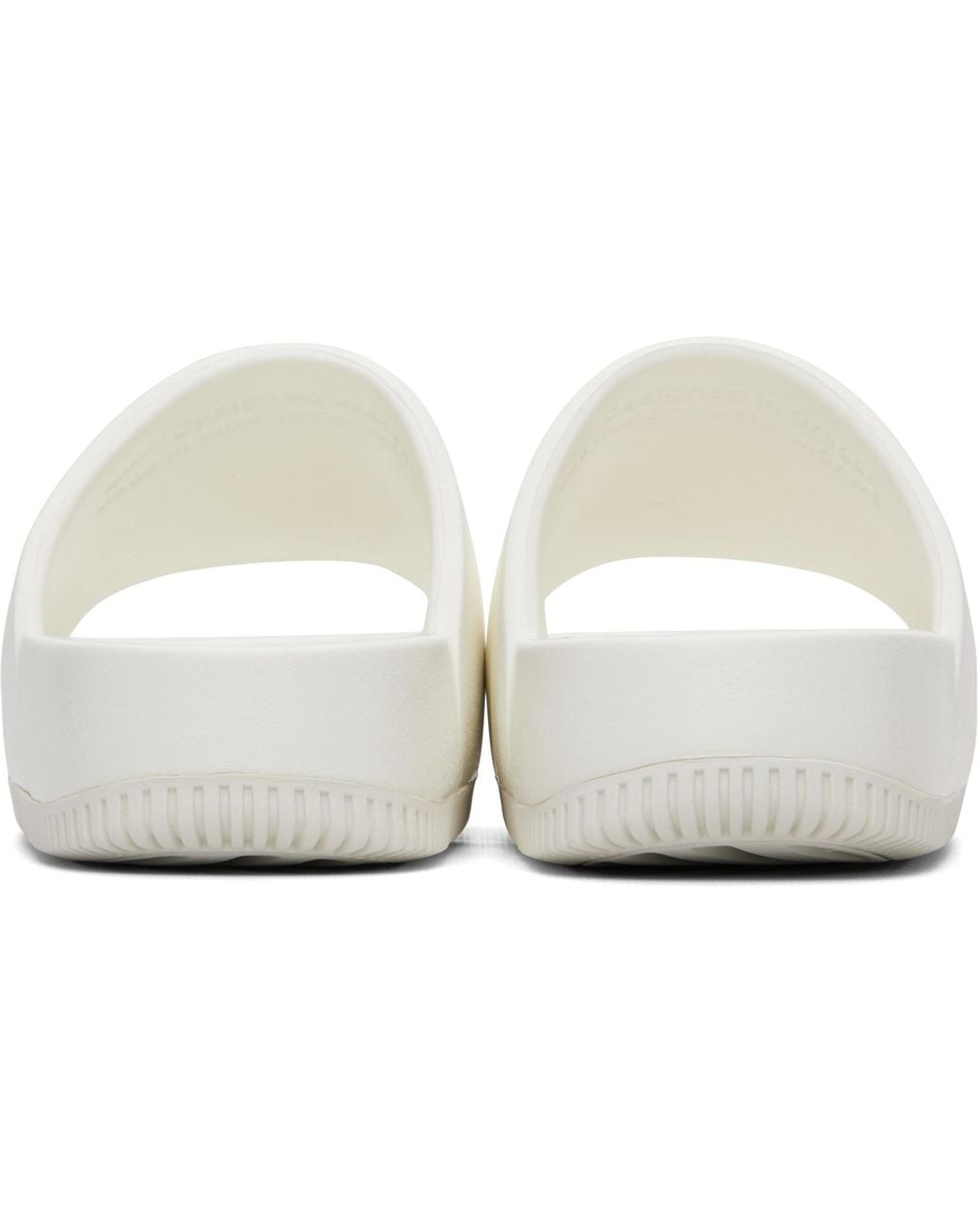 Nike White Calm Slides