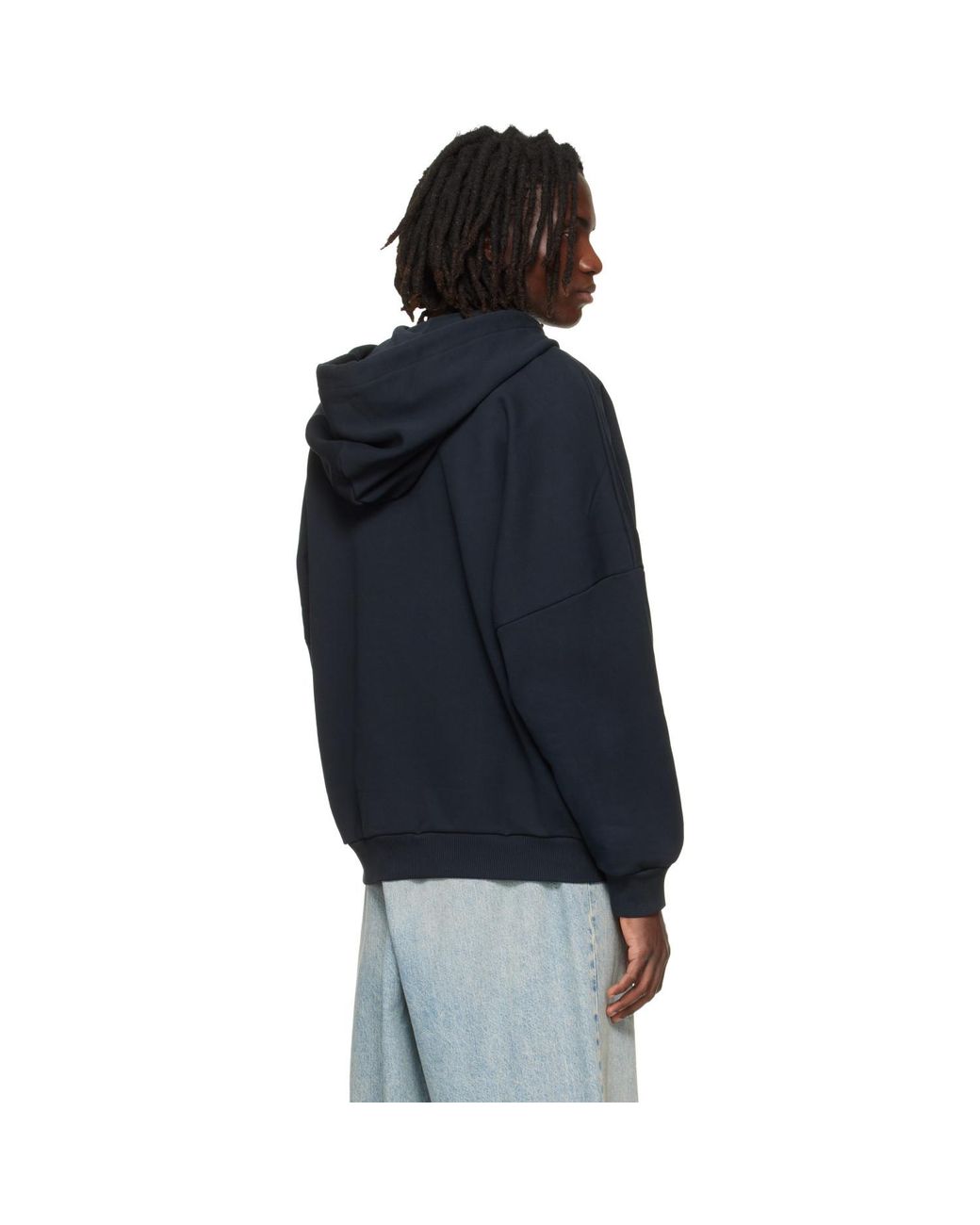 Vivienne Westwood Blue Batwing Hoodie for men