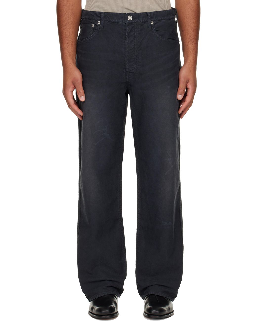 Visvim Fluxus 01 Wide G.Cords Trousers in Blue for Men | Lyst