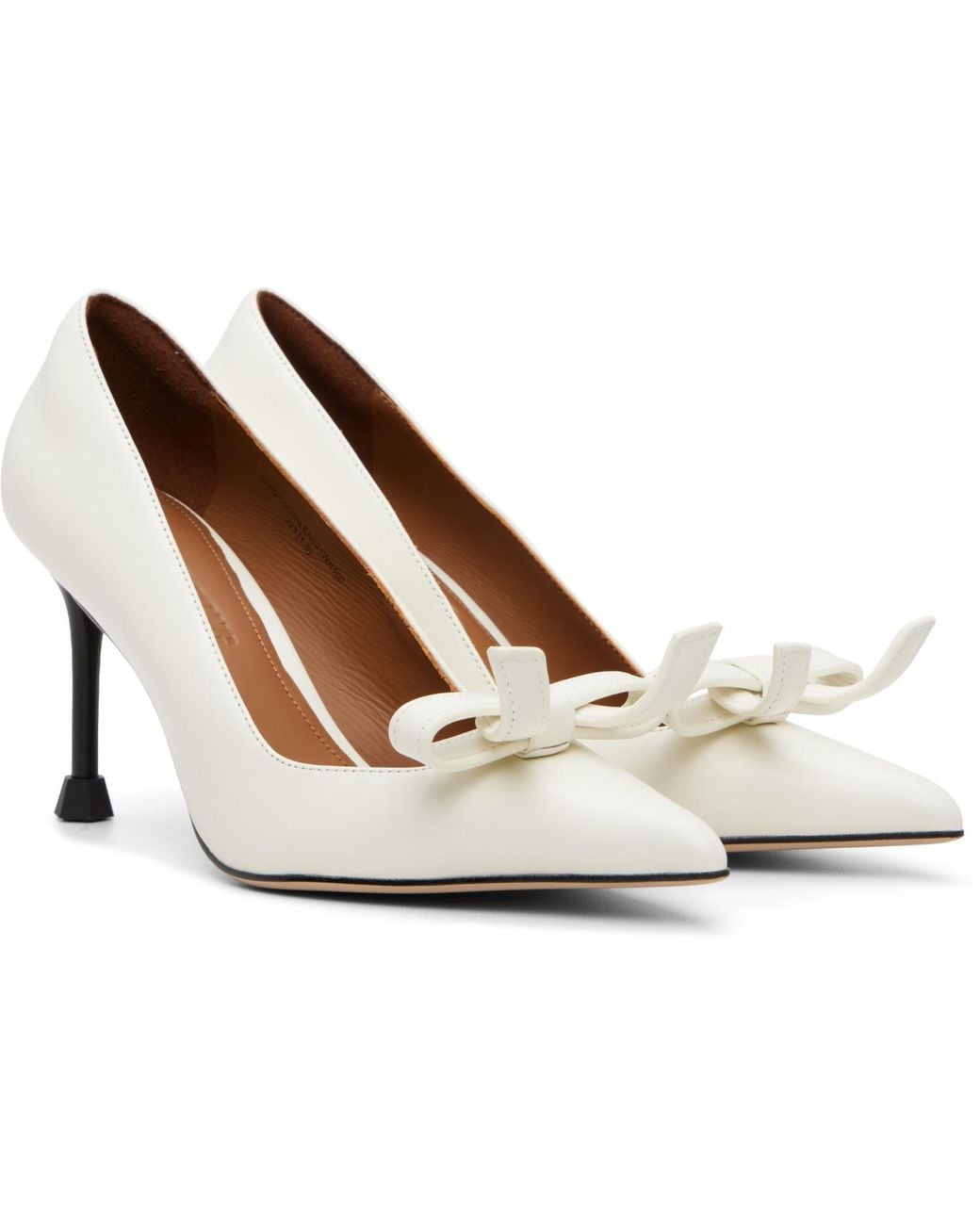 ShuShu/Tong White Pointed Toe Heels