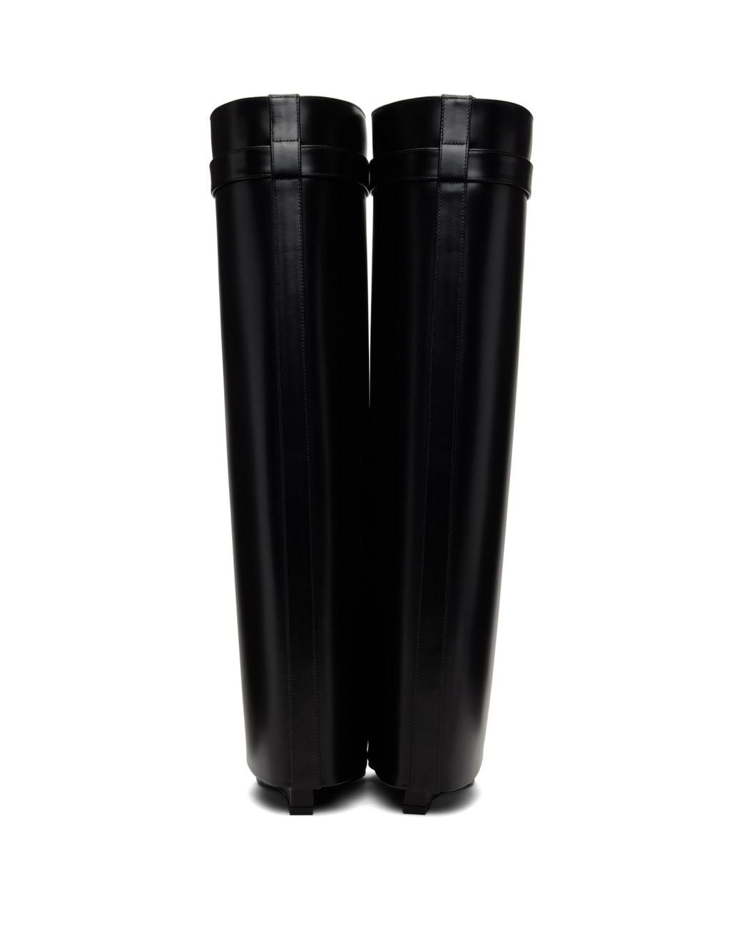 Givenchy Black Shark Pinch Tall Boots