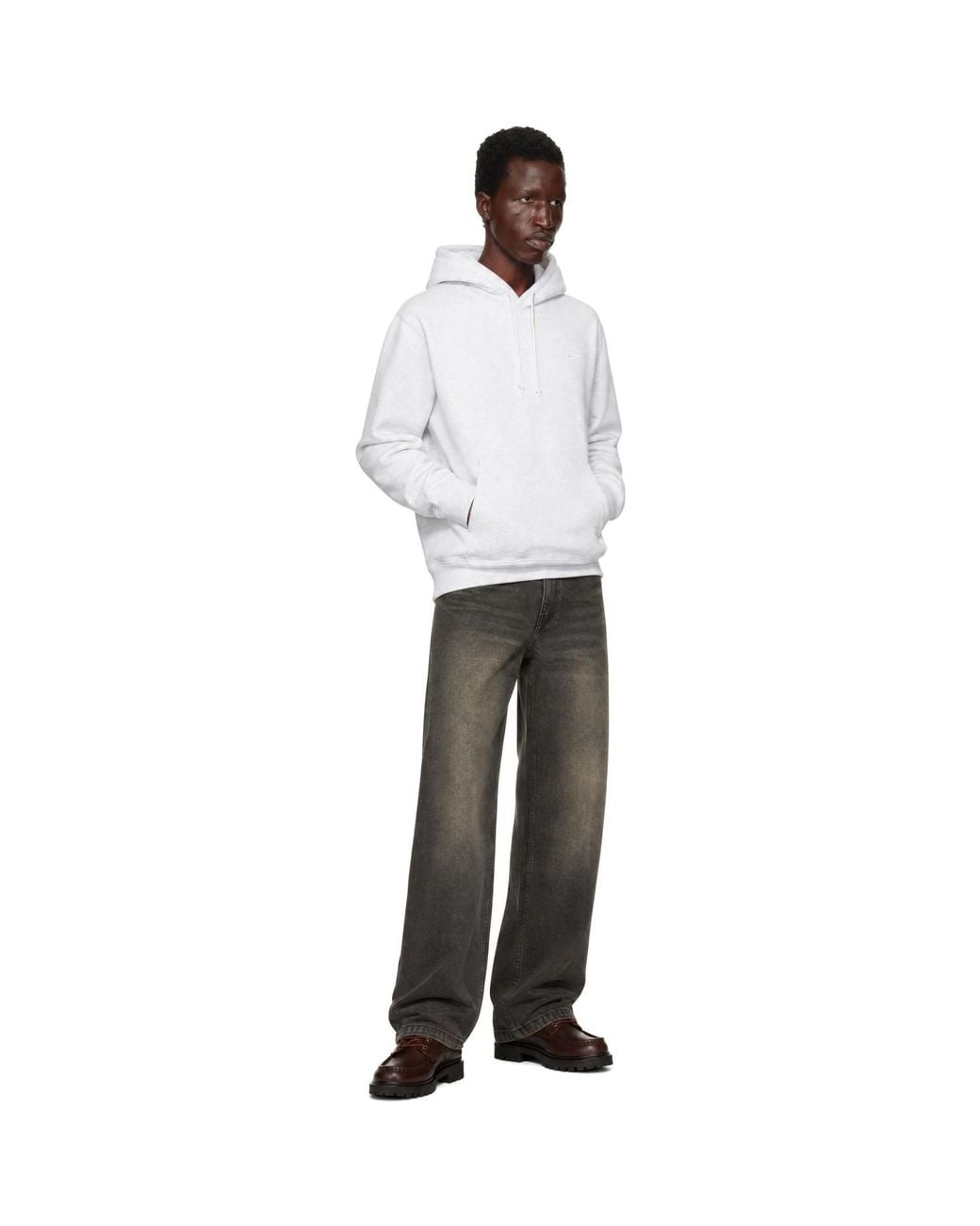 Nike White Energy Fleece Hoodie for men