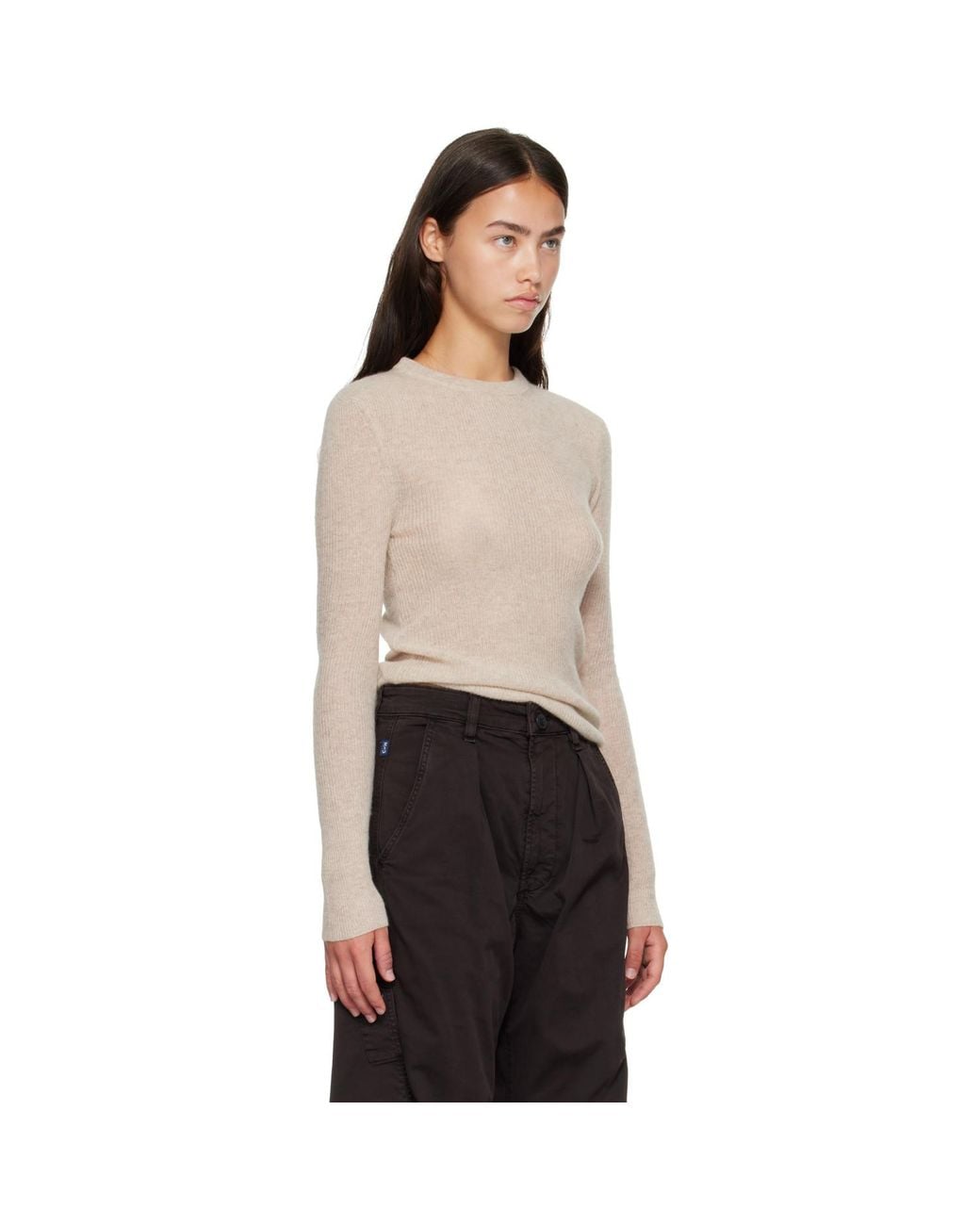 Citizens of Humanity Black Alessia Crewneck Sweater