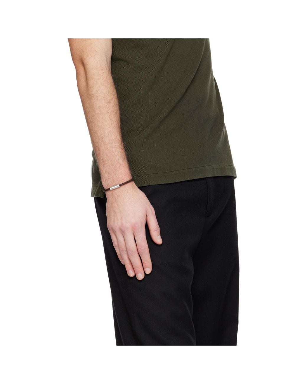 Le Gramme Black Cable 'Le 7G' Bracelet for men