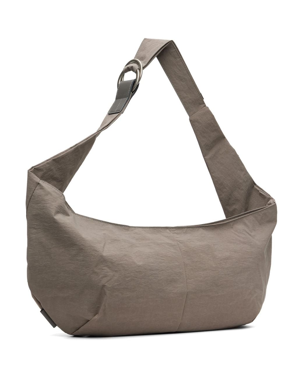 Master Piece Gray Taupe Sash Sling L Bag for men