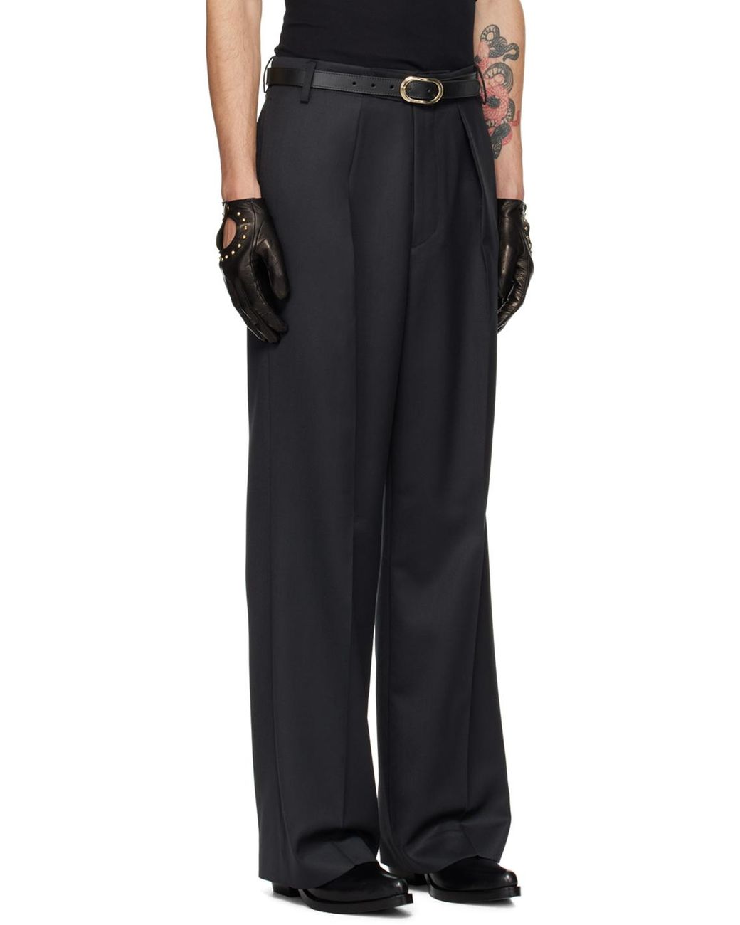 パンツスラックスブラックTonywack M